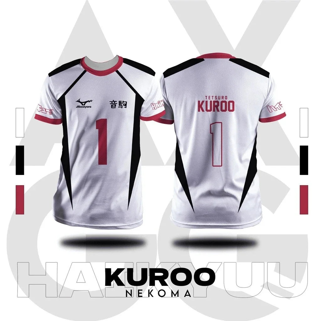 Dragon Ball x Emirates Goku Sakura Japanese Style Jersey Anime Football Fan T-Shirt for Men